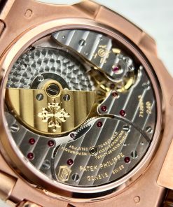 Patek Philippe Nautilus 5712R Gold Wrapped ZF Factory Brown Strap 40mm (9)