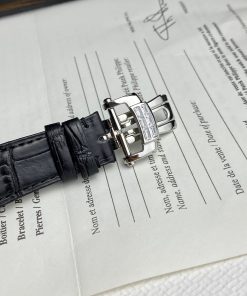 Patek Philippe Nautilus 5719 Full Diamonds Replica Watches Leather Men's 40mm (1)