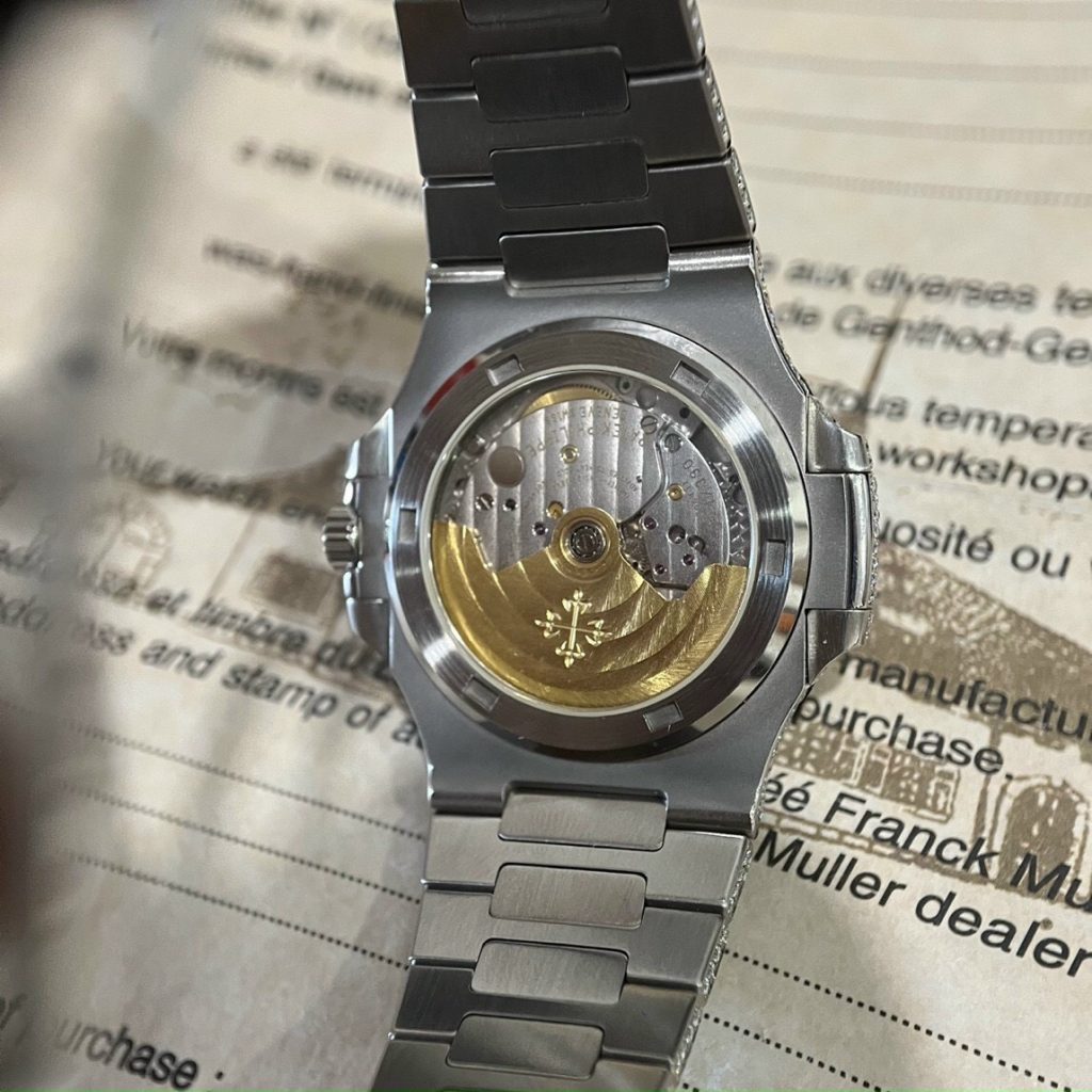 Patek Philippe Nautilus 5719 Iced Out Moissanite Best Replica Watch 40mm