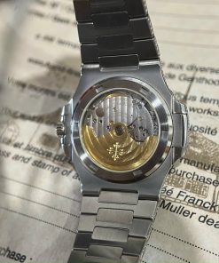 Patek Philippe Nautilus 5719 Iced Out Moissanite Best Replica Watch 40mm