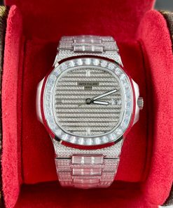 Patek Philippe Nautilus 5719G Full Diamonds Swarovski Replica 1:1 40mm