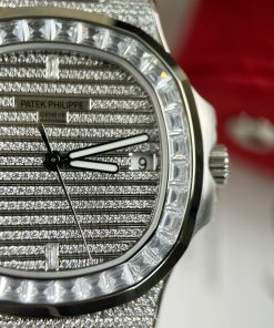 Patek Philippe Nautilus 5719G Full Diamonds Swarovski Replica 1:1 40mm