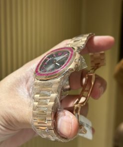 Patek Philippe Nautilus 5723-112R Natural Ruby 18K Solid Gold Watch (7)