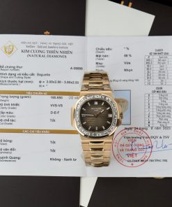 Patek Philippe Nautilus 5723 Customs Real Gold 18K & Natural Diamonds 40mm (8)