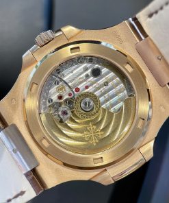 Patek Philippe Nautilus 5723 Replica Watches Brown Leather Stap PPF Factory 40mm (1)
