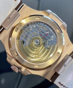 Patek Philippe Nautilus 5723 Replica Watches Brown Leather Stap PPF Factory 40mm (1)