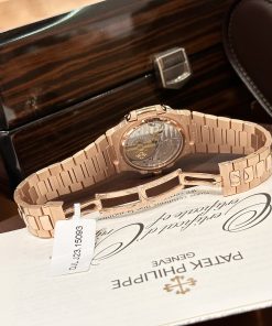 Patek Philippe Nautilus 5724 18K Gold Wrapped Custom Moissanite Diamonds 40mm (1)