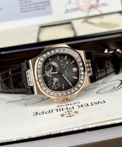 Patek Philippe Nautilus 5724 18K Gold Wrapped and Moissanite Diamonds 40mm (6)