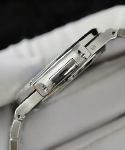 Patek Philippe Nautilus 5724 Replica Watch Custom Moissanite Diamonds Baguette PPF 40mm (2)