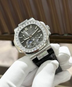 Patek Philippe Nautilus 5724G Replica Watches Gray Dial GR Factory 40mm (5)