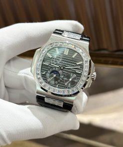 Patek Philippe Nautilus 5724G Replica Watches Gray Dial GR Factory 40mm (5)