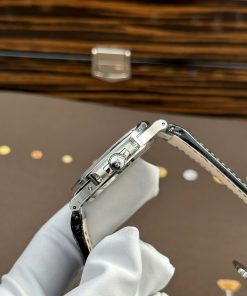 Patek Philippe Nautilus 5724G Watch Custom Moissnite Diamonds Remake Like Original 40mm (2)