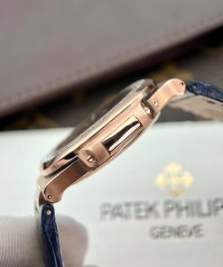 Patek Philippe Nautilus 5724R Gold Wrapped Custom Moissanite Baguette ZF 40mm (1)