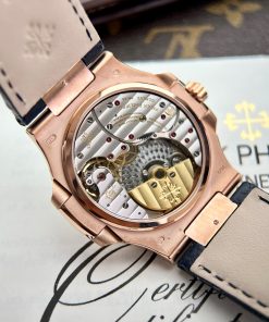 Patek Philippe Nautilus 5724R Gold Wrapped Custom Moissanite Baguette ZF 40mm (1)