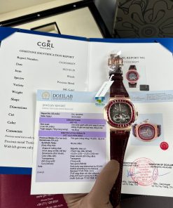 Patek Philippe Nautilus 5724R Gold Wrapped & Red Ruby ​​Gemstone 40mm (1)