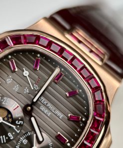 Patek Philippe Nautilus 5724R Gold Wrapped & Red Ruby ​​Gemstone 40mm (1)