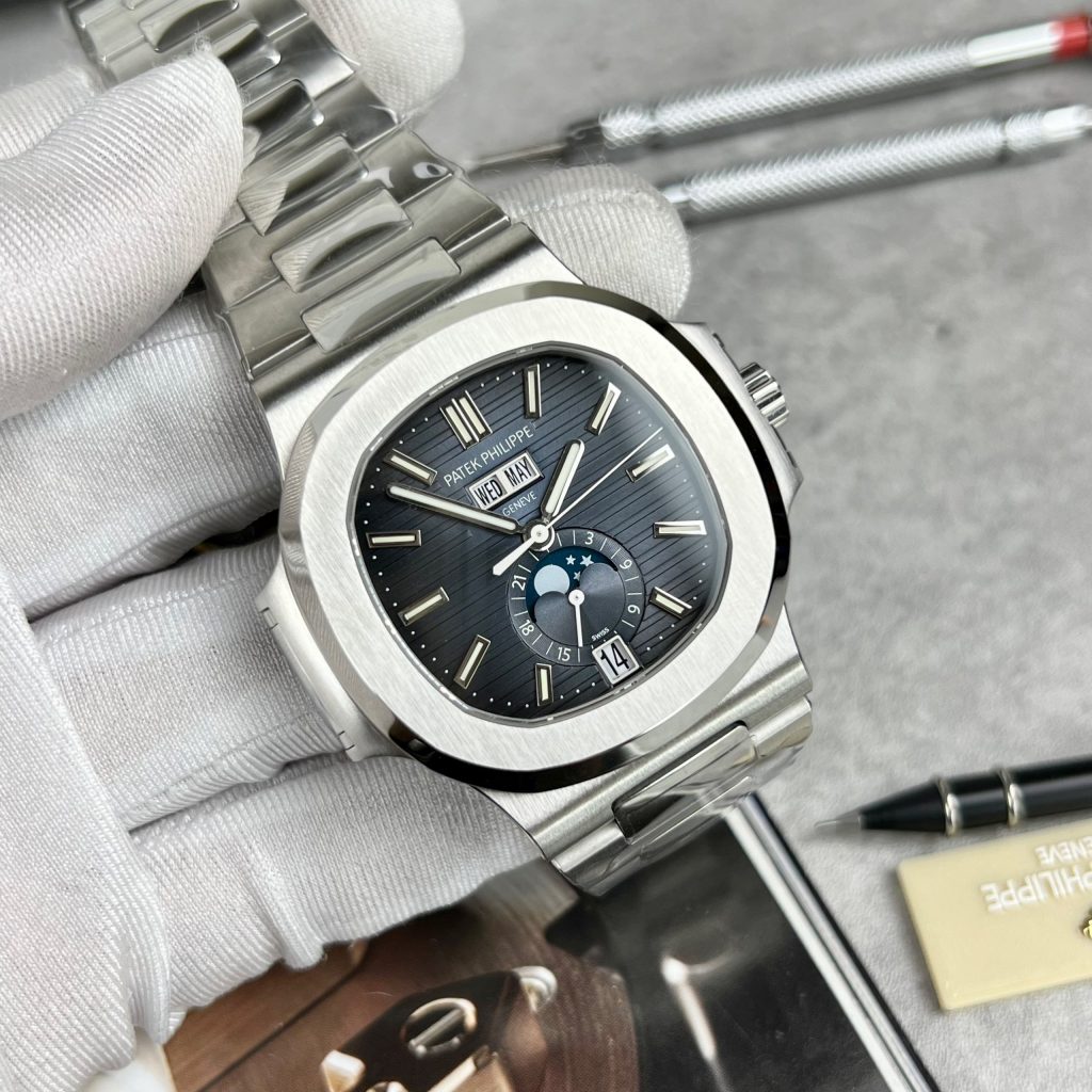 Patek Philippe Nautilus 5726 Replica Watches Blue Dial PPF V2 40 (1)
