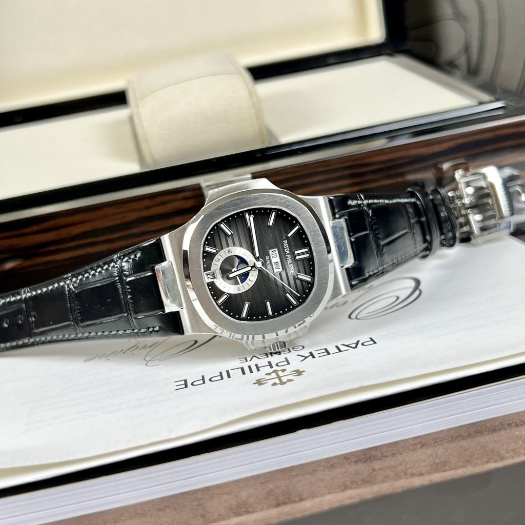 Patek Philippe Nautilus 5726A Replica Watches Gray Dial PPF (2)