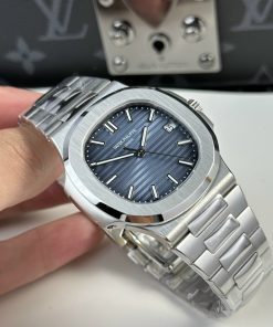 Patek Philippe Nautilus 5811 Replica Watches Blue Dial Metal Wire 3K Factory