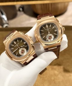 Patek Philippe Nautilus 5980 Replica Watches Best Quality Brown Color 40mm