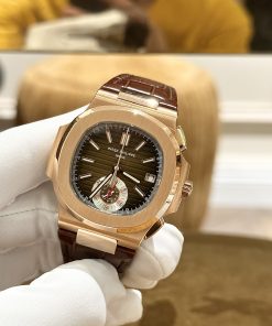 Patek Philippe Nautilus 5980 Replica Watches Best Quality Brown Color 40mm