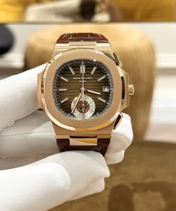 Patek Philippe Nautilus 5980 Replica Watches Best Quality Brown Color 40mm