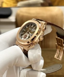 Patek Philippe Nautilus 5980 Replica Watches Best Quality Brown Color 40mm