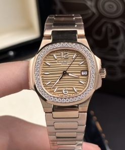 Patek Philippe Nautilus 7010 Diamonds Bezel Replica Watch GR Factory 32mm (1)