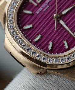 Patek Philippe Nautilus 7010R-013 Best Replica Watch Purple Dial 32mm (11)