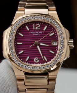 Patek Philippe Nautilus 7010R-013 Best Replica Watch Purple Dial 32mm (11)