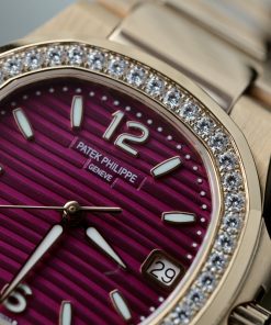 Patek Philippe Nautilus 7010R-013 Best Replica Watch Purple Dial 32mm (11)