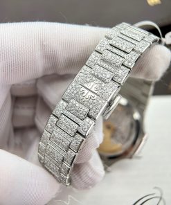 Patek Philippe Nautilus 7118 Custom Full Moissanite Diamonds (1)