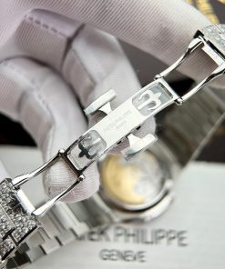 Patek Philippe Nautilus 7118 Custom Full Moissanite Diamonds (1)