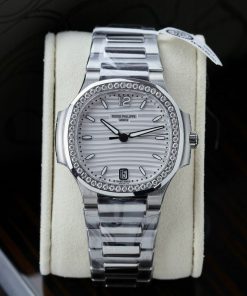 Patek Philippe Nautilus 7118 Customs Bezel Moissanite Diamonds 3k Factory 40mm (10)