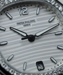 Patek Philippe Nautilus 7118 Customs Bezel Moissanite Diamonds PPF Factory 40mm (10)