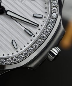 Patek Philippe Nautilus 7118 Customs Bezel Moissanite Diamonds 3k Factory 40mm (10)