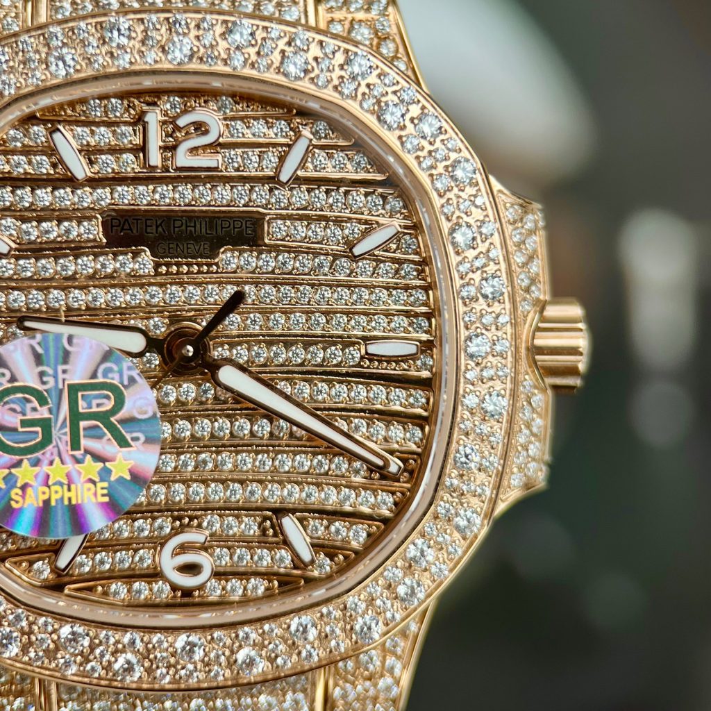 Patek Philippe Nautilus 7118 Diamonds Rose Replica Watches GRF (9)