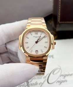 Patek Philippe Nautilus 7118 Gold Wrapped Replica Watch 3K Factory (5)