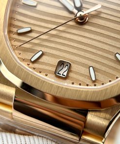 Patek Philippe Nautilus 7118 Rose Gold Wrapped Replica Watches 3K Factory (6)