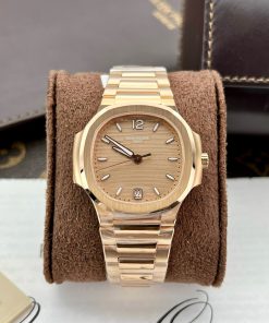 Patek Philippe Nautilus 7118 Rose Gold Wrapped Replica Watches 3K Factory (6)
