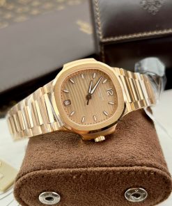 Patek Philippe Nautilus 7118 Rose Gold Wrapped Replica Watches 3K Factory (6)