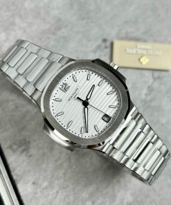 Patek Philippe Nautilus 7118 White Dial Replica Watches 3K Factory (1)