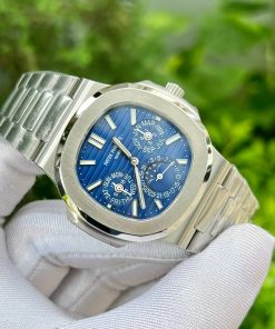 Patek Philippe Replica Watches Nautilus 5740 Blue Dial PPF Factory 40mm (5)