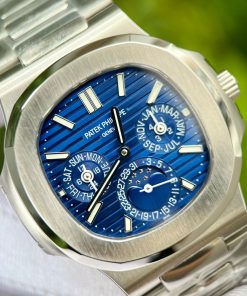 Patek Philippe Replica Watches Nautilus 5740 Blue Dial PPF Factory 40mm (6)