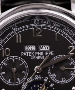 Patek Phillipe Perpetal Calendar 5270 Replica Watches Black Leather Cord 41mm (2)