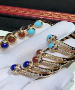 Piaget Womens Bracelet Diamond 18K Rose Gold Custom (2)