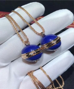 Piaget Womens Necklace Custom Diamond 18K Rose Gold (2)