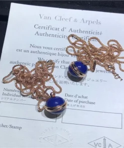 Piaget Womens Necklace Custom Diamond 18K Rose Gold (2)