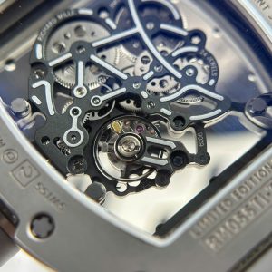Richard Mille RM055 Bubba Watson Grey Boutique Edition Replica Watch Rubber Strap ZF Factory 42.7 x 49 (1)