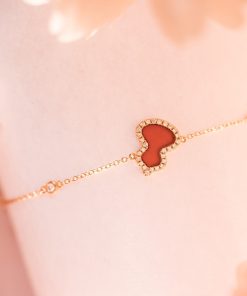 Qeelin Wulu Pearl Inlay Bracelet Custom Natural Diamond Rose Gold 18k (2)